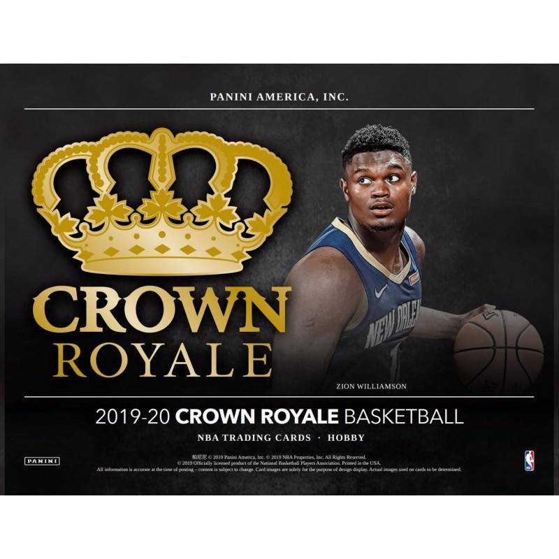 2019-20 panini crown royale basketball hobby box