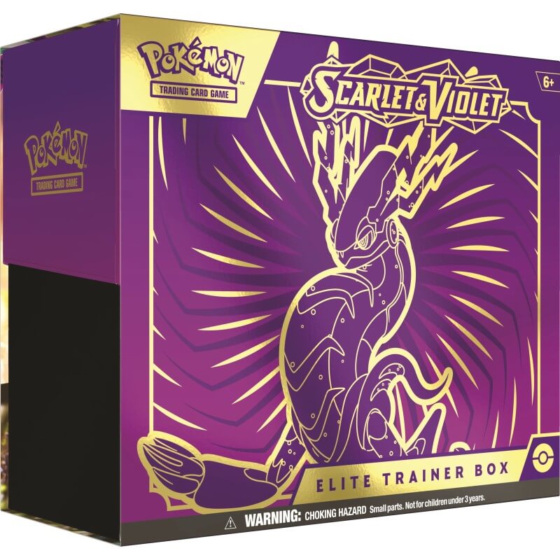 Pokemon Scarlet and Violet Elite Trainer Box Purple Miraidon