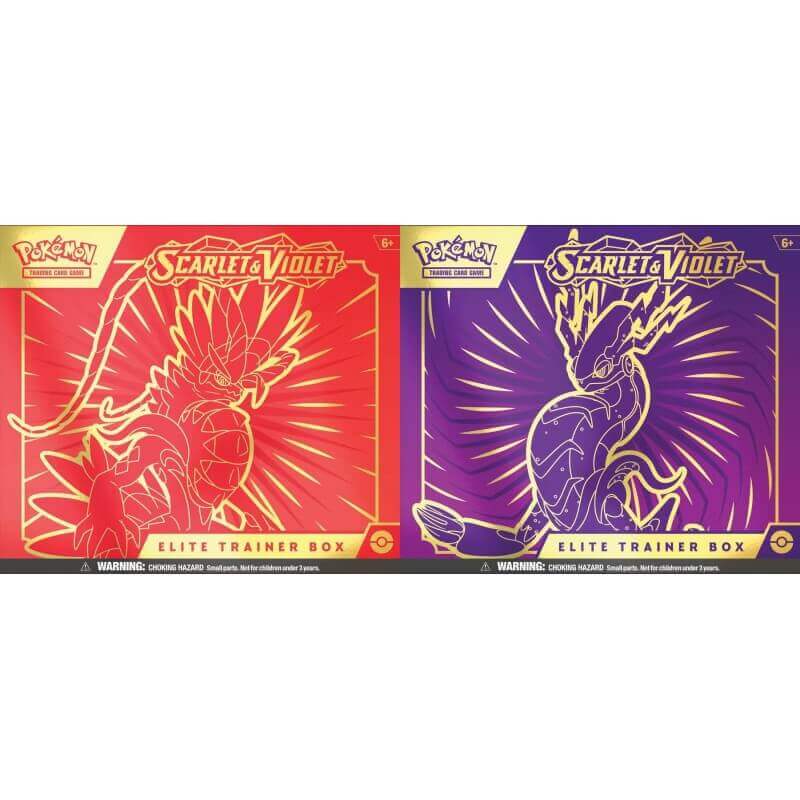 Pokemon Scarlet and Violet Elite Trainer Box - Set of 2