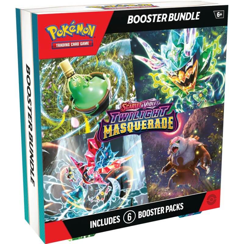 Pokemon Scarlet and Violet Twilight Masquerade Bundle Booster Pack Box