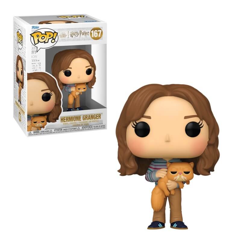 POP! Harry Potter Hermione Granger with Crookshanks Vinyl Figure