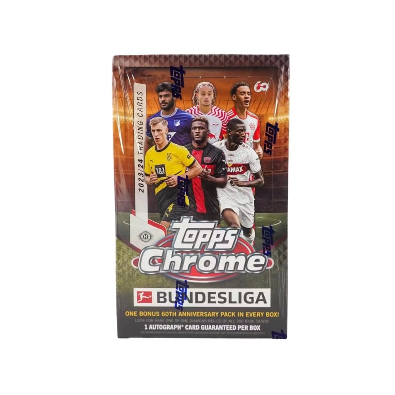 2023-24 Topps Chrome Bundesliga Soccer Hobby Box