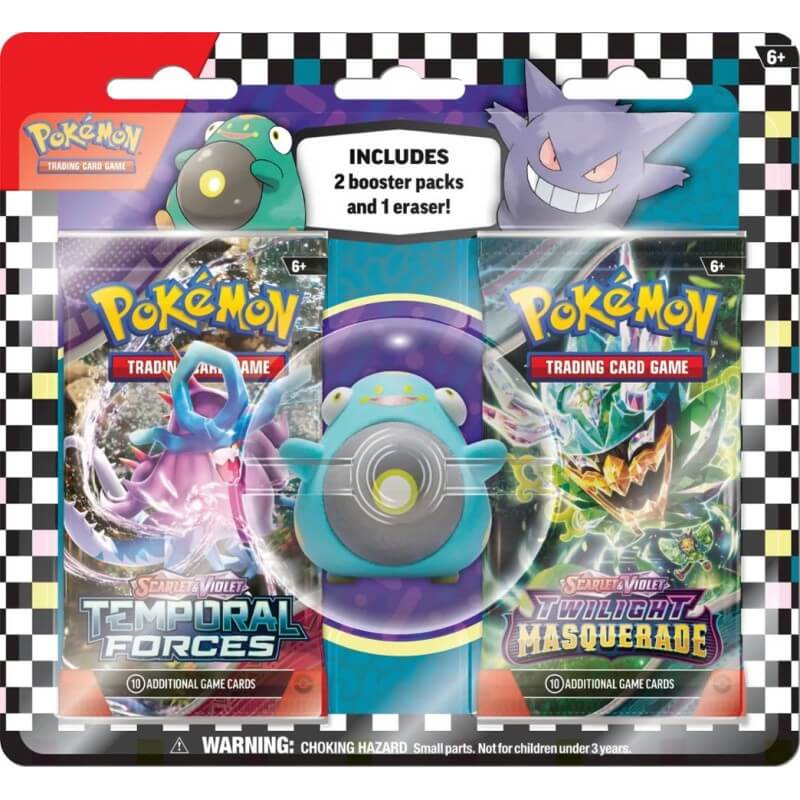 Pokemon Back to School 2024 Eraser Blister - Bellibolt