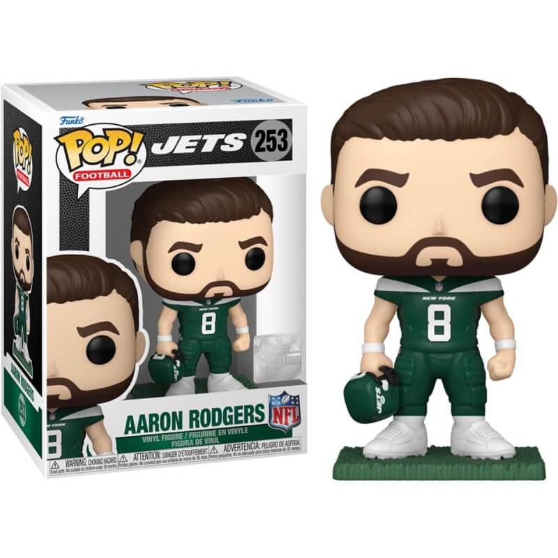 POP! NFL Aaron Rodgers New York Jets Vinyl Figure