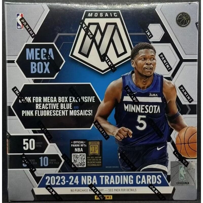 2023-24 Panini Mosaic Basketball Trading Cards Mega Box