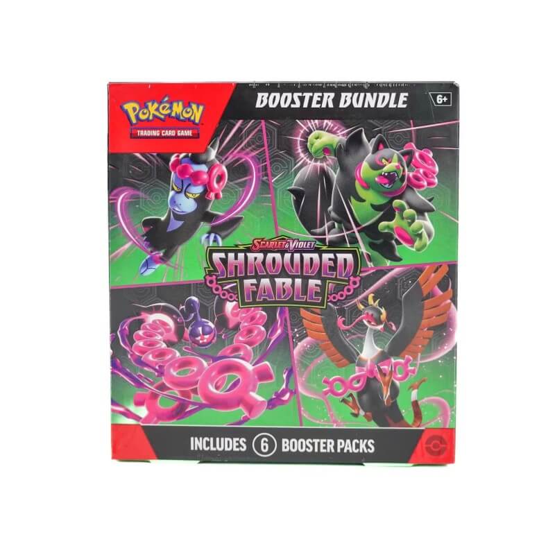 Pokemon Scarlet and Violet Shrouded Fable Bundle Booster Pack Box