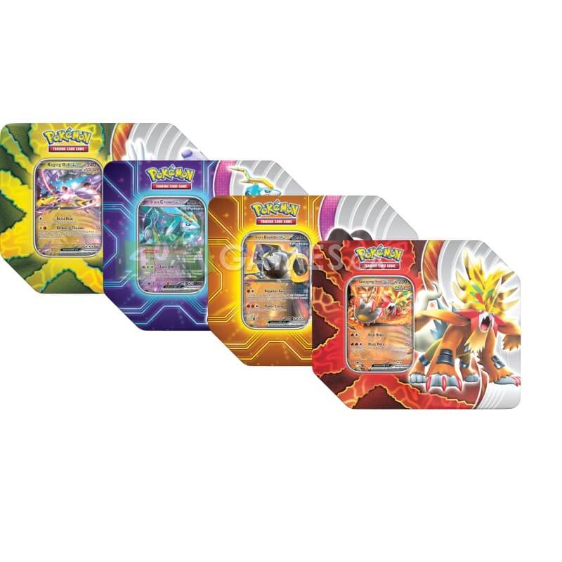 Pokemon Paradox Destinies Tin - Set of 4