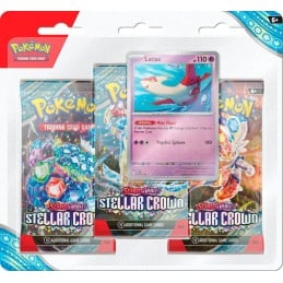 Pokemon Scarlet and Violet Stellar Crown 3 Pack Blister - Latias