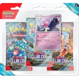 Pokemon Scarlet and Violet Stellar Crown 3 Pack Blister - Tinkaton