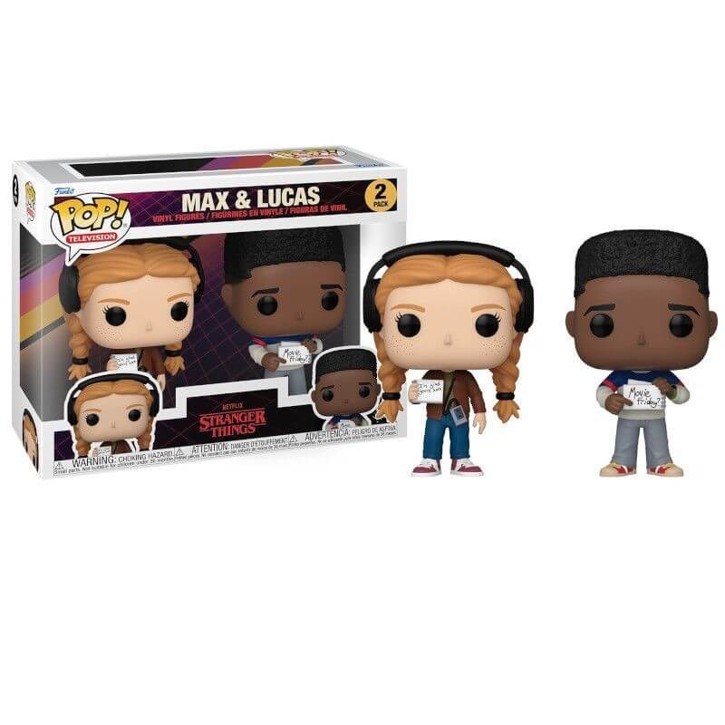 POP! Stranger Things Max and Lucas 2 Pack Vinyl Figure