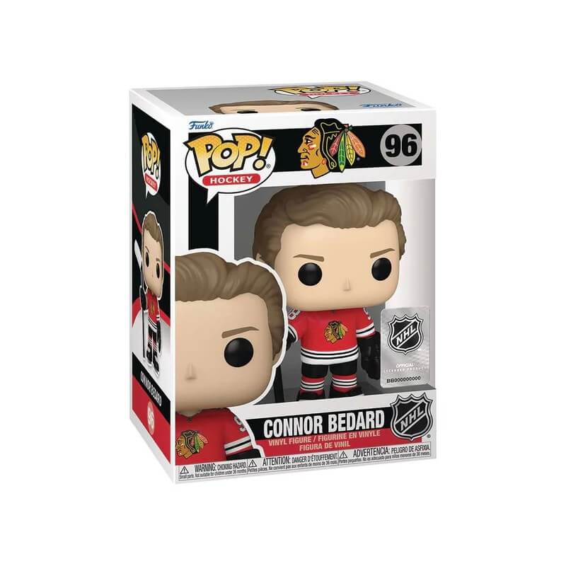 POP! NHL Connor Bedard Chicago Blackhawks Vinyl Figure