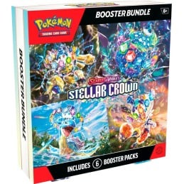 Pokemon Scarlet and Violet Stellar Crown Bundle Booster Pack Box