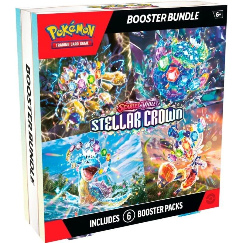 Pokemon Scarlet and Violet Stellar Crown Bundle Booster Pack Box