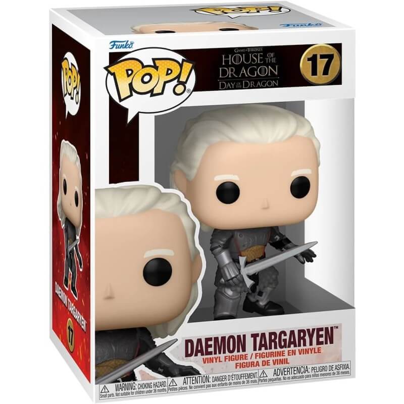 POP! Game of Thrones House of the Dragon Daemon Targaryen with Sword Vinyl Figure