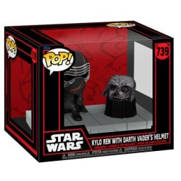 POP! Star Wars Deluxe Dark Side Kylo Ren with Vader Mask Vinyl Figure