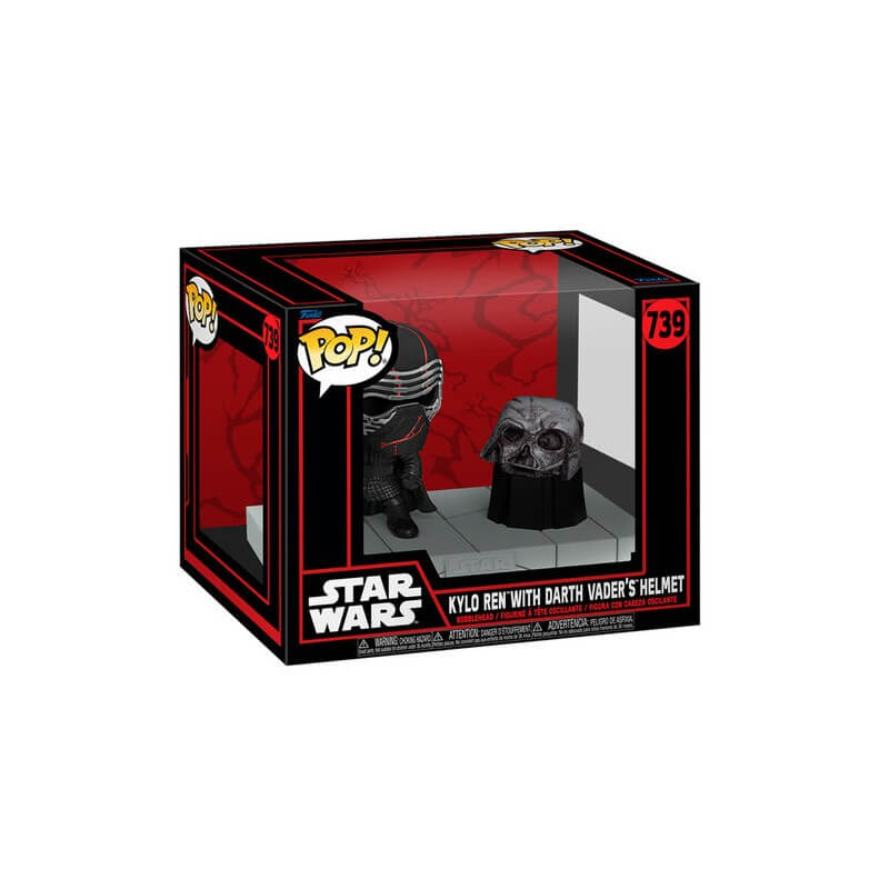 POP! Star Wars Deluxe Dark Side Kylo Ren with Vader Mask Vinyl Figure