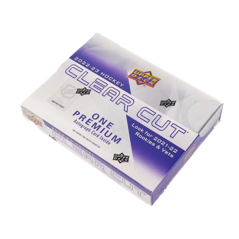 2022-23 Upper Deck Clear Cut Hockey Hobby Box