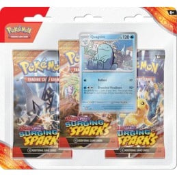 Pokemon Scarlet and Violet Surging Sparks 3 Pack Blister - Quagsire