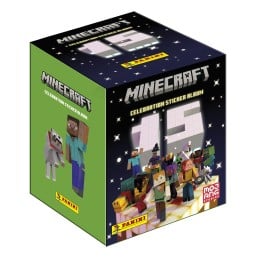 Minecraft 15th Anniversary Celebration Sticker Box and Album