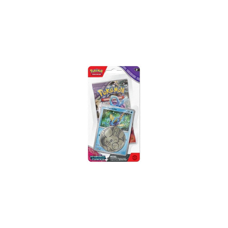 Pokemon Scarlet and Violet Temporal Forces Checklane Blister - Carvanha