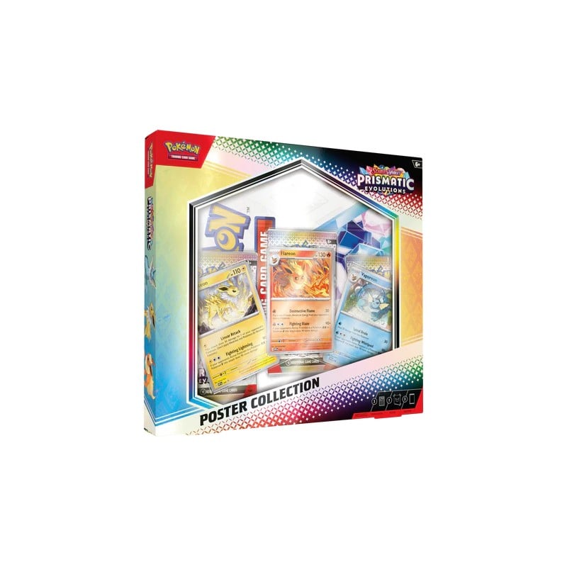 Pokemon Scarlet and Violet Prismatic Evolutions Poster Collection Box