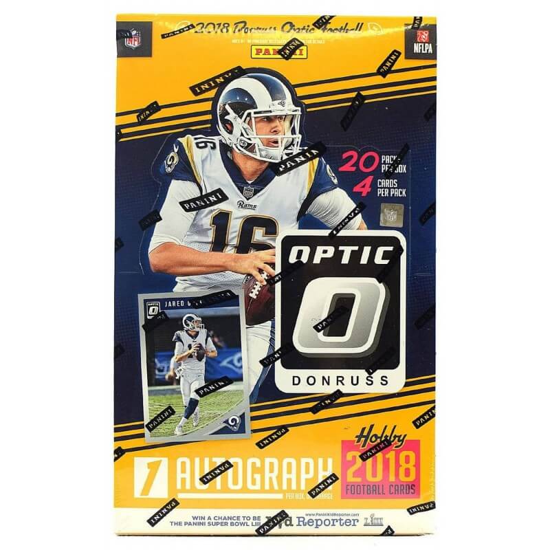 2018 Panini Donruss Optic Football Hobby Box Canada Card