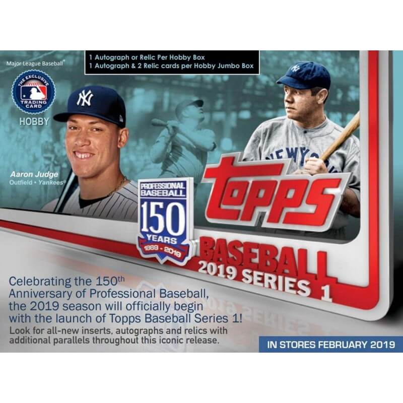 2019 Topps Series 1 Baseball Hobby Jumbo Box - Canada Card World