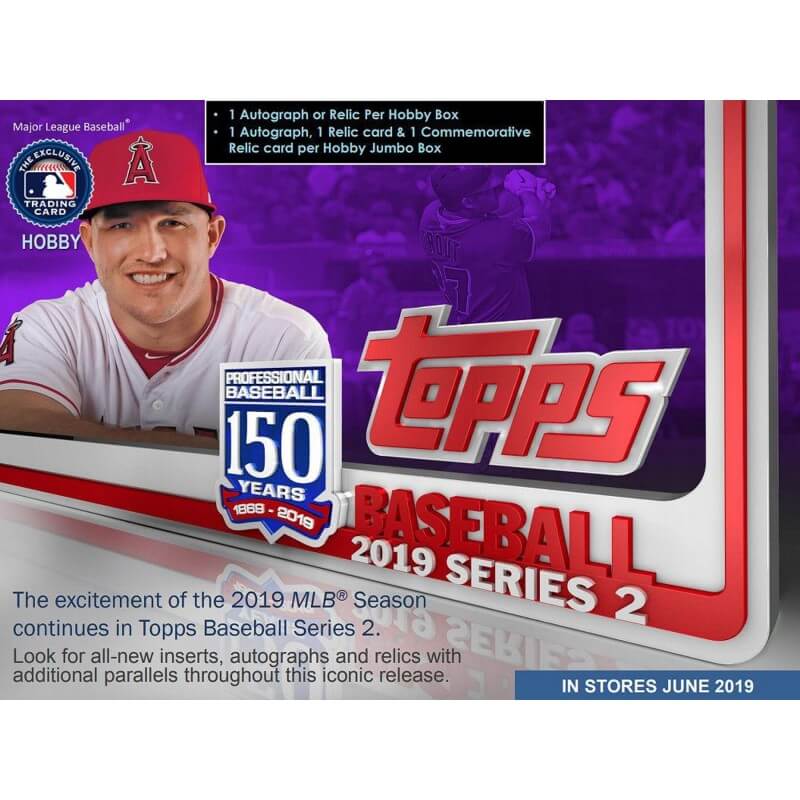 2019 Topps Series 2 Baseball Hobby Jumbo Box Canada Card World