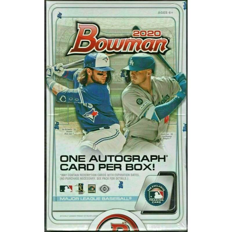 2020 Bowman Baseball Hobby Box Canada Card World