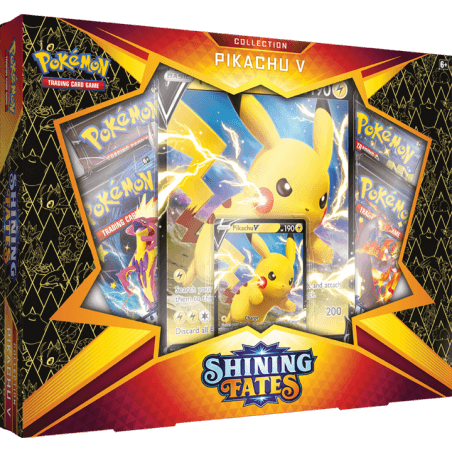 pokémon shining fates pikachu v box