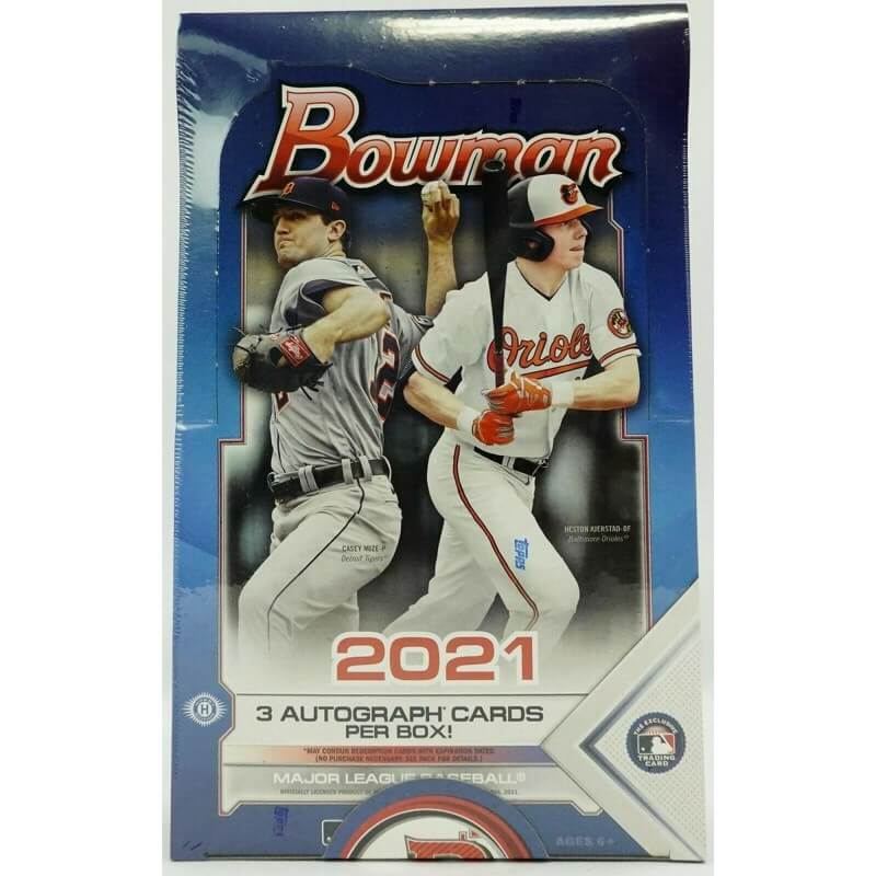 2021 Bowman Baseball Hobby Jumbo Box Canada Card World