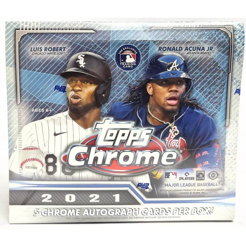 2021 Topps Chrome Baseball Hobby Jumbo Box Canada Card World