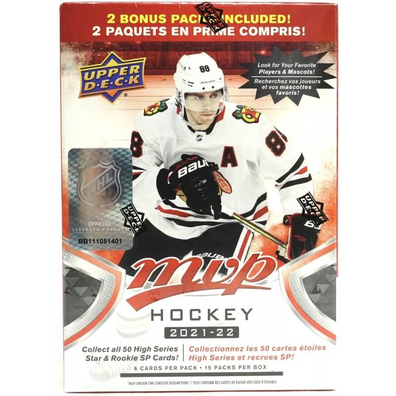 202122 Upper Deck MVP Hockey Blaster Box Canada Card World