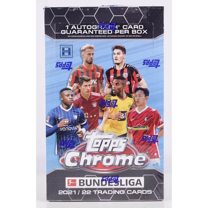 2021-22 Topps Chrome Bundesliga Soccer Hobby Box